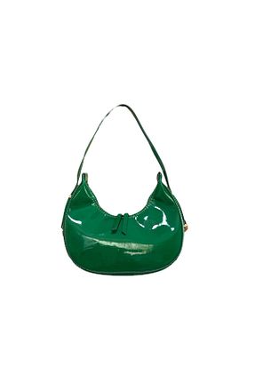کیف دوشی سبز زنانه چرم مصنوعی EVASİM - کد 866079553