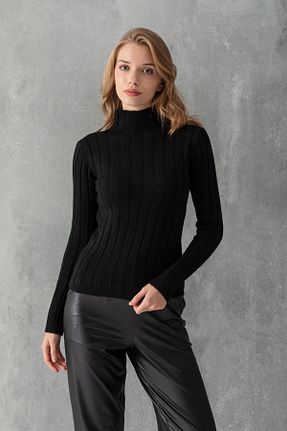 بادی مشکی زنانه یقه نیم ماهیگیر Cebe - کد 866077635