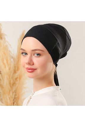 کلاه شنای حجاب مشکی زنانه Melodi Scarf - کد 866079234