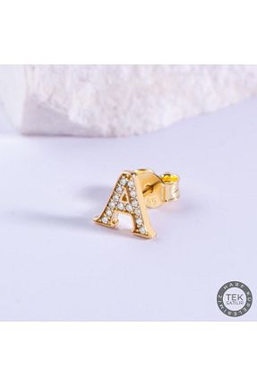 گوشواره طلا زرد زنانه 14 عیار GOLDKUPE - کد 801761723