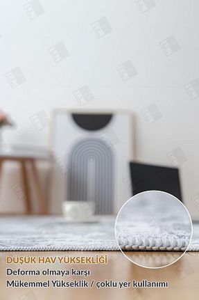 فرش آشپزخانه طلائی پلی استر Bir Aksesuar - کد 806450902