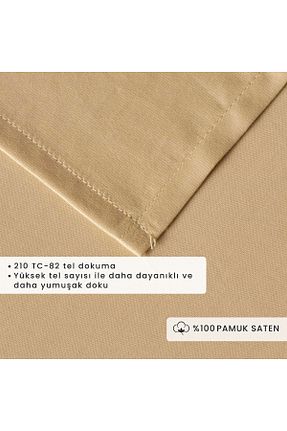 ست ملحفه تکنفره بژ پنبه Bella Maison - کد 795526243