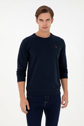 سوئیشرت سرمه ای مردانه ساده U.S. Polo Assn. - کد 866216124