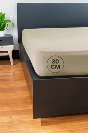 ست ملحفه تکنفره بژ پنبه GAMA HOME - کد 865779318