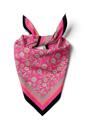 دستمال گردن صورتی زنانه پلی استر DSCARF - کد 866575758