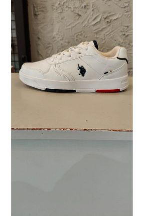 کفش اسنیکر سفید زنانه بند دار U.S. Polo Assn. - کد 866237877