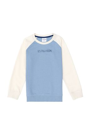 سوئیشرت آبی بچه گانه ساده U.S. Polo Assn. - کد 866260333