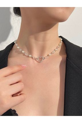 گردنبند جواهر رنگی زنانه منجق Kumsalbutik1 - کد 866267966