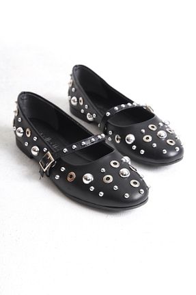 بابت مشکی زنانه چرم مصنوعی DaphneSandals - کد 866251770