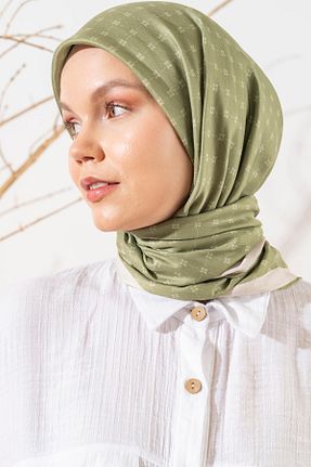 روسری سبز پلی استر JAWEL - کد 866300783