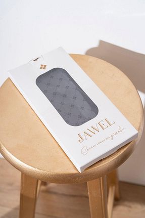روسری طوسی پلی استر JAWEL - کد 866300613