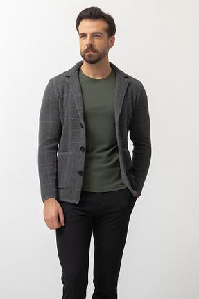 کت طوسی مردانه اسلیم فیت Mcr - کد 236421739