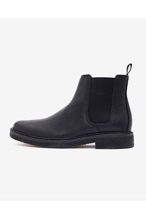 بوت / نیم بوت مشکی مردانه چرم خالص CLARKS - کد 866318366