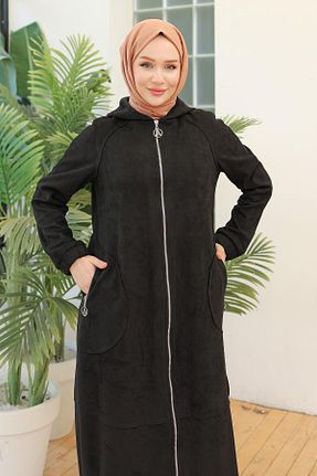 کلاه و ابایا مشکی زنانه مخلوط پلی استر Armine - کد 857289352