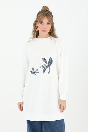 سوئیشرت حجاب نباتی زنانه پنبه پلی استر Puane - کد 866330087
