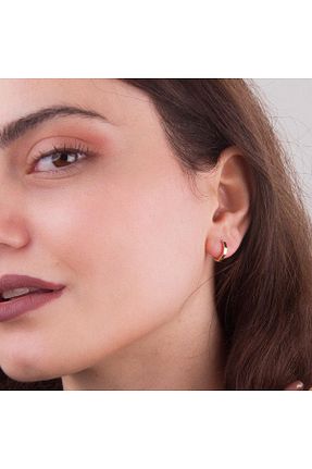 گوشواره طلا زرد زنانه 14 عیار GOLDKUPE - کد 801762985