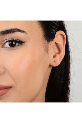 گوشواره طلا زرد زنانه 14 عیار GOLDKUPE - کد 795299061