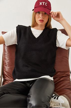 سوئیتر مشکی زنانه اکریلیک Bianco Lucci - کد 866335000