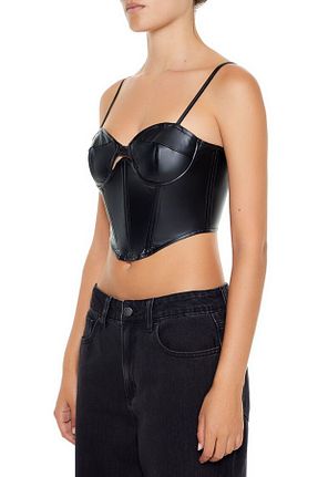 بلوز مشکی زنانه رگولار Forever 21 - کد 866706837