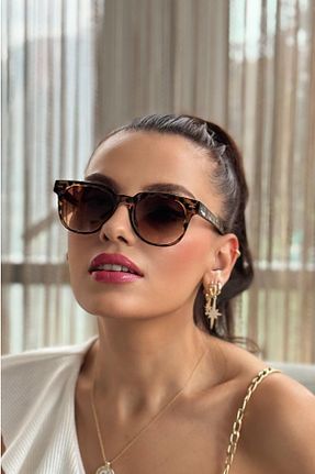 عینک آفتابی قهوه ای زنانه UV400 By Harmony - کد 866410362