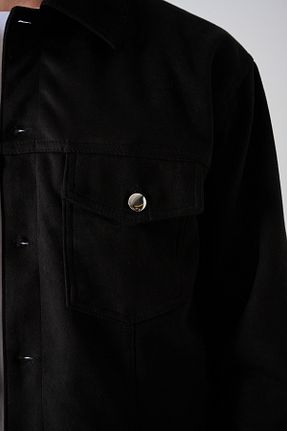 کت مشکی مردانه رگولار İLKCET MODA - کد 866429422