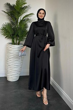 لباس حجاب مشکی زنانه 3/4 Boy MERVEN AKYÜZ - کد 875803214