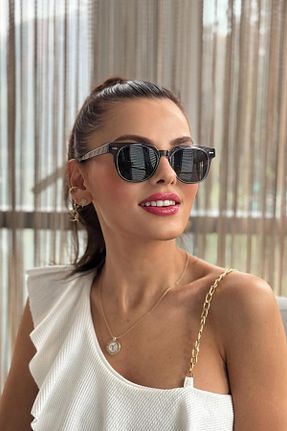 عینک آفتابی طوسی زنانه UV400 By Harmony - کد 866451665