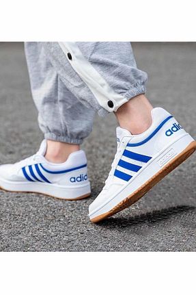 کفش اسنیکر سفید مردانه بند دار adidas - کد 834408839