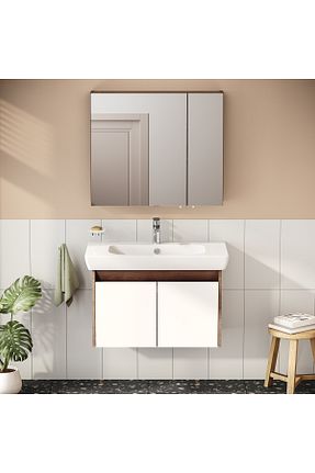 ست کمد حمام سفید VitrA - کد 866338385