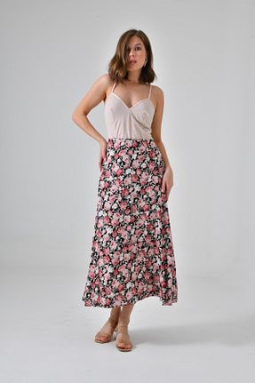 دامن رنگی زنانه ویسکون Saade - کد 788126936