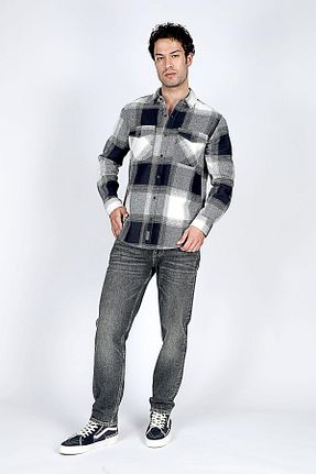 شلوار جین مشکی مردانه پاچه ساده Lee Cooper - کد 866680387