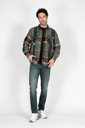 پیراهن سبز مردانه رگولار Lee Cooper - کد 866576800