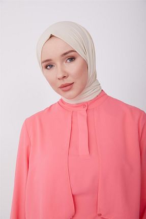 تونیک حجاب صورتی زنانه جین Armine - کد 790589314