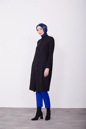 تونیک حجاب مشکی زنانه ویسکون Armine - کد 790589409