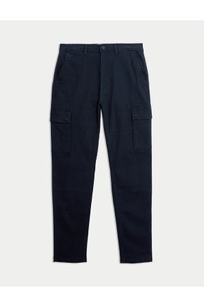 شلوار سرمه ای مردانه پنبه ای Marks & Spencer - کد 850776969