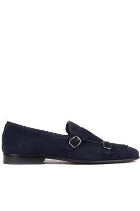 کفش کلاسیک سرمه ای مردانه جیر Shoetyle - کد 799696575