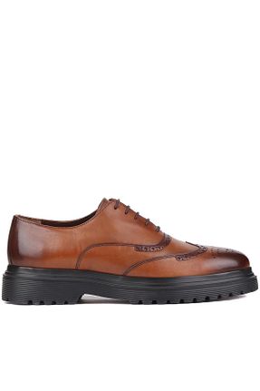 کفش کلاسیک قهوه ای مردانه جیر Shoetyle - کد 799696286