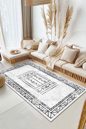 فرش سفید زیره ضد لغزش West Home - کد 116293351