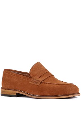 کفش کلاسیک قهوه ای مردانه جیر Shoetyle - کد 799696625