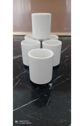 فنجان قهوه سفید 6 نفره şahin porselen - کد 866637585