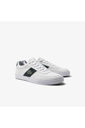 کفش اسنیکر سفید مردانه بند دار Lacoste - کد 670287721