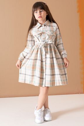 لباس بژ بچه گانه بافتنی Cansın Mini - کد 865385619