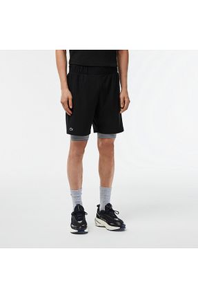 شلوارک و برمودا سرمه ای مردانه رگولار Lacoste - کد 722865638