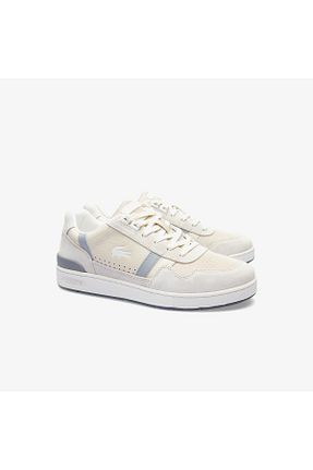 کفش اسنیکر بژ مردانه بند دار Lacoste - کد 841149090