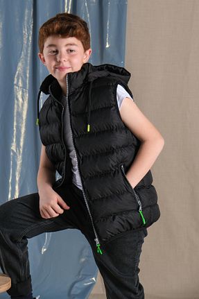 جلیقه مشکی بچه گانه رگولار Pina Kids - کد 260726889