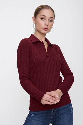 پلیور زرشکی زنانه ساده CHUBA - کد 149096999