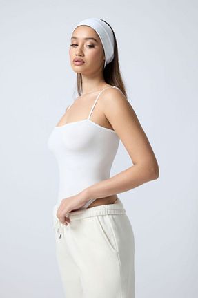 بادی سفید زنانه پنبه ای Forever 21 - کد 866667208