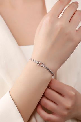 دستبند نقره بژ زنانه 925 عیار SARIASLAN - کد 826668312