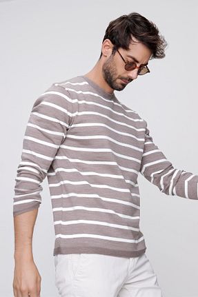 پلیور قهوه ای مردانه رگولار CHUBA - کد 148945125