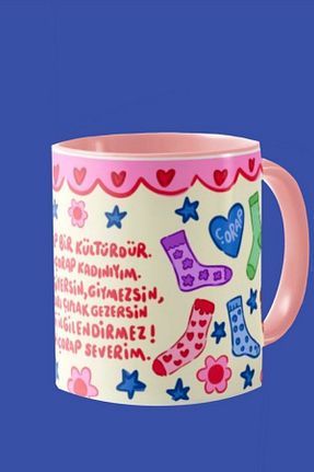 لیوان آب صورتی پرسلن Hello Melody Design - کد 803447861